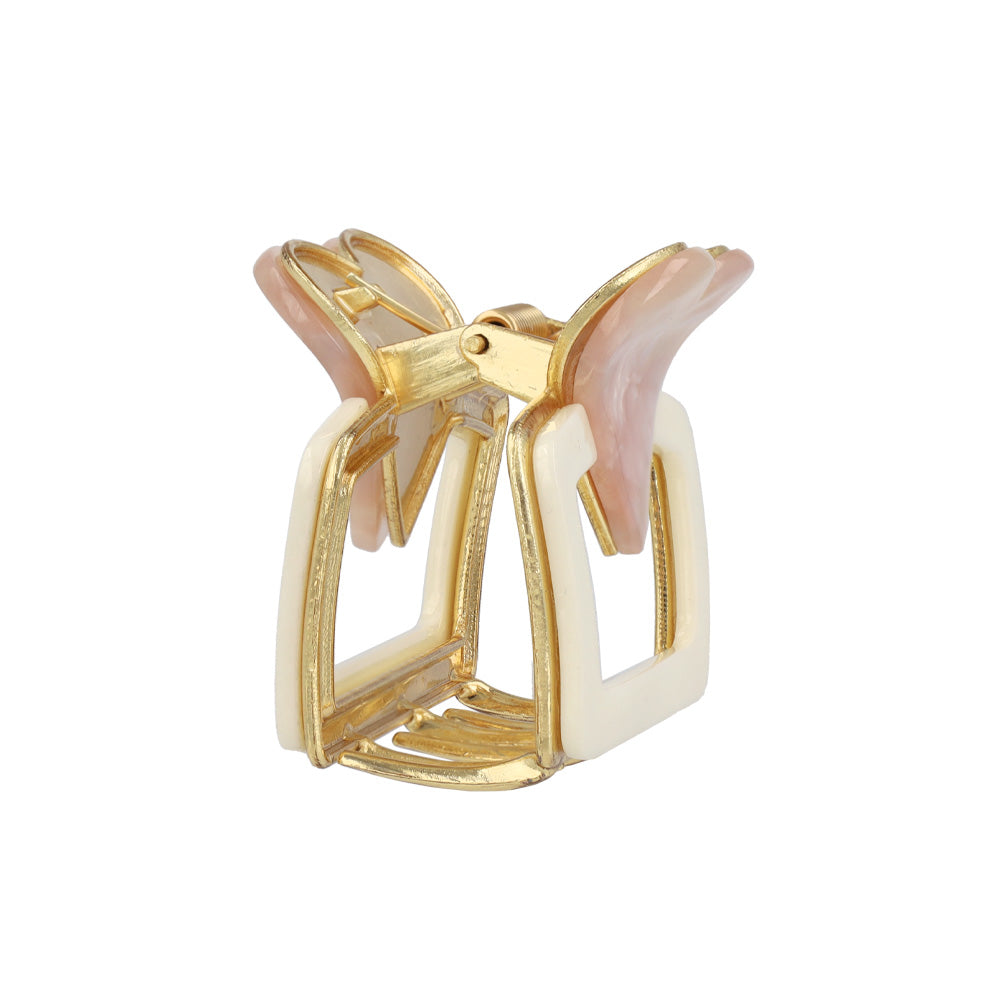 Rectangular Heart Hair Claw