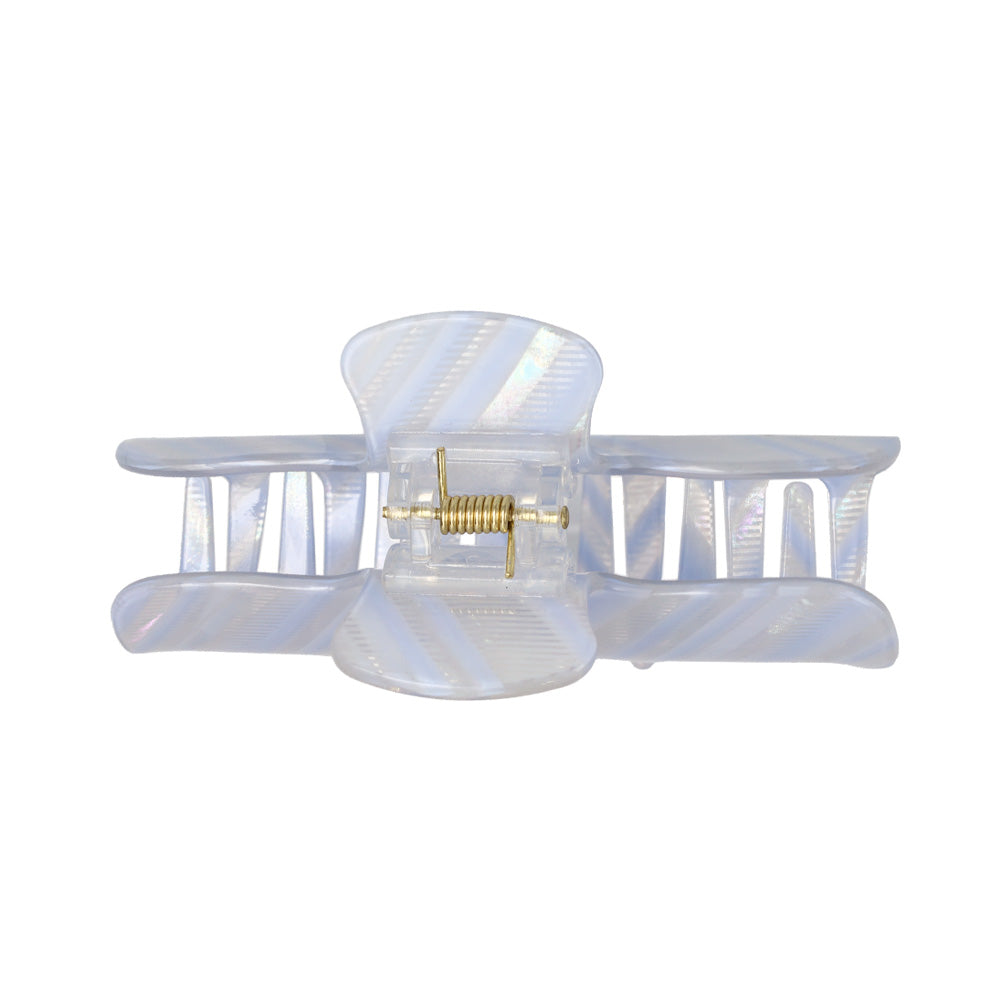 Striped Rectangle Hair Claw