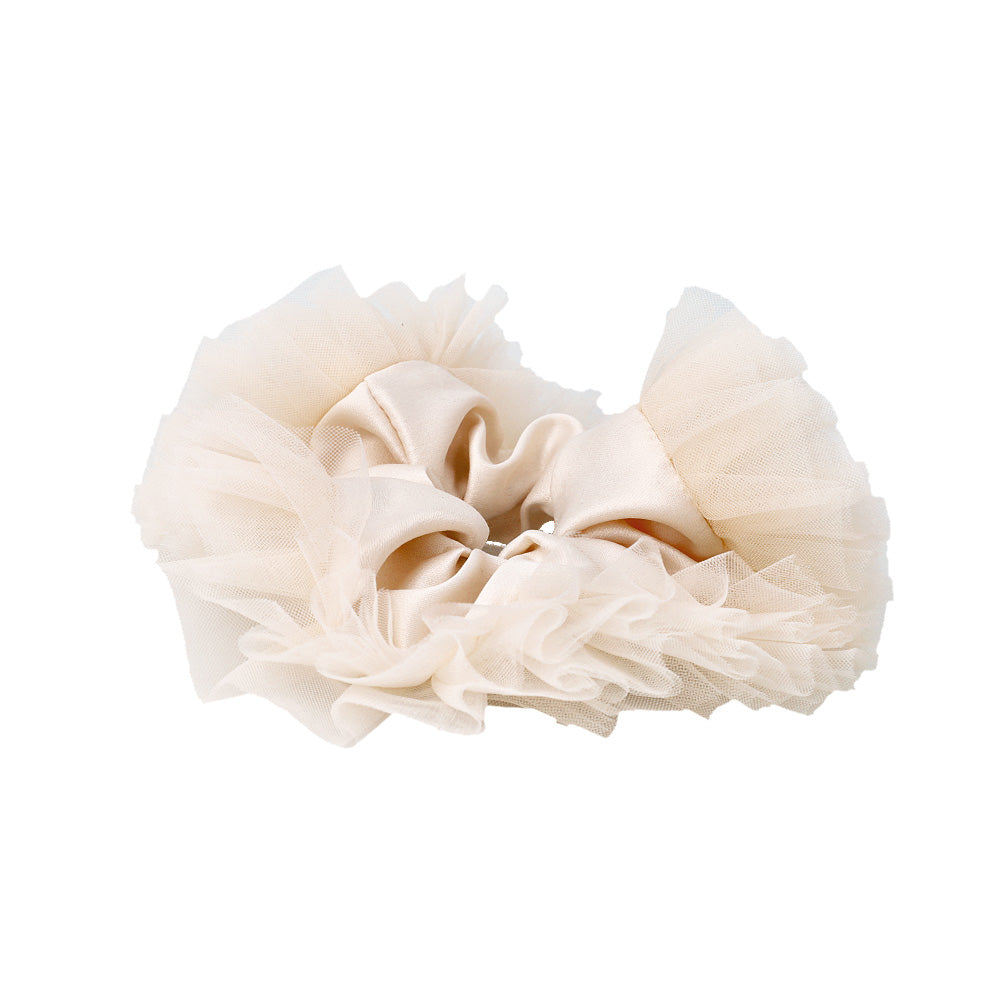 Tulle Edge Oversized Scrunchie