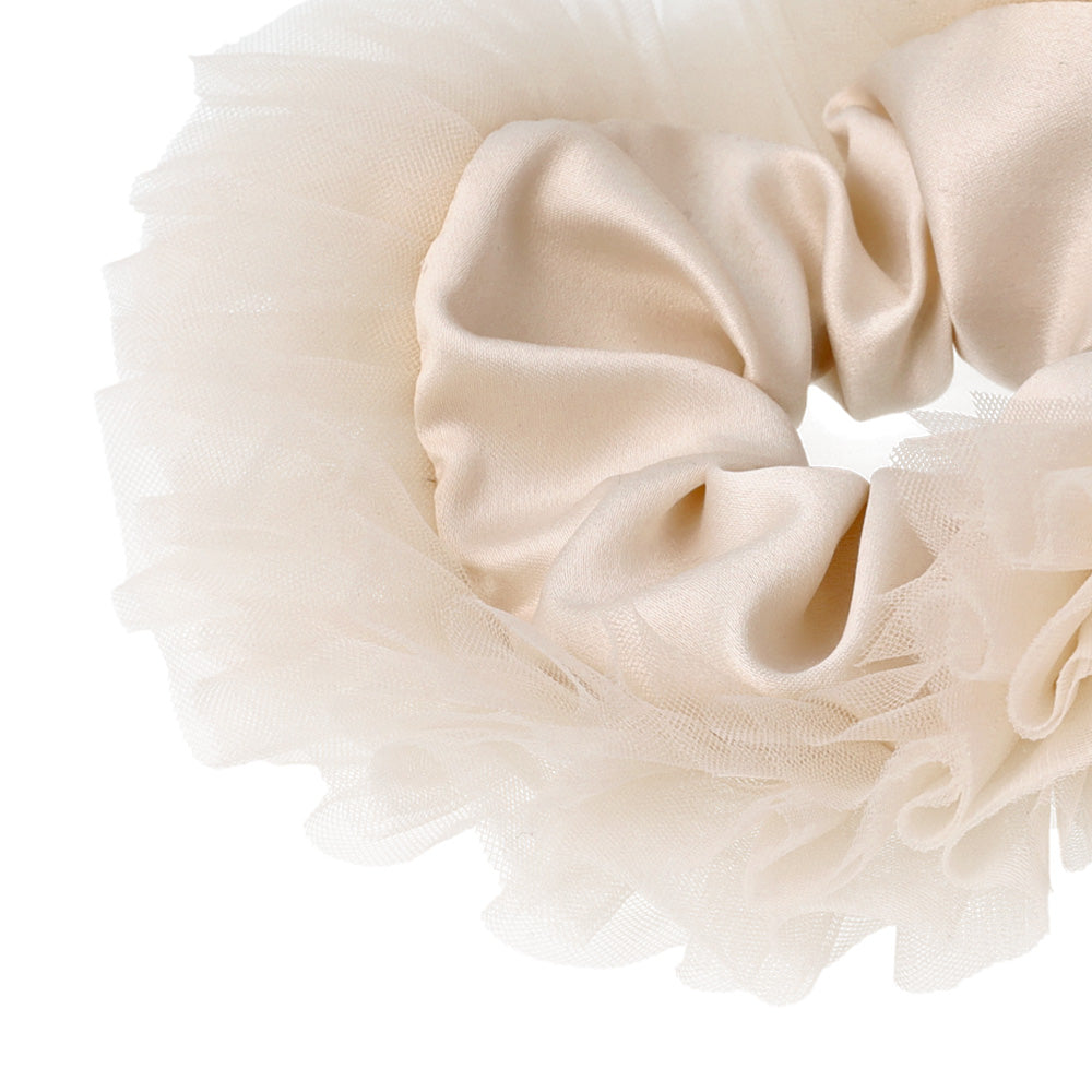 Tulle Edge Oversized Scrunchie