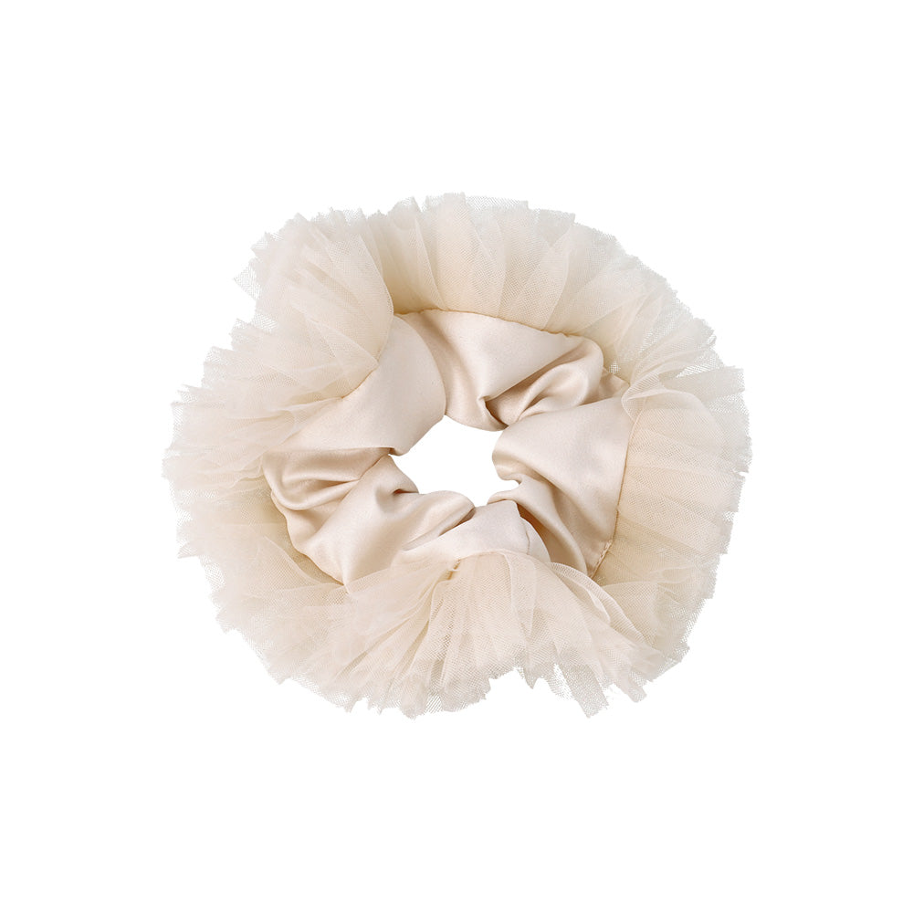 Tulle Edge Oversized Scrunchie