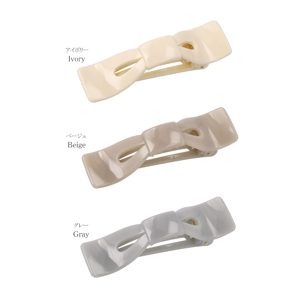 Light Color Bow Hair Clip