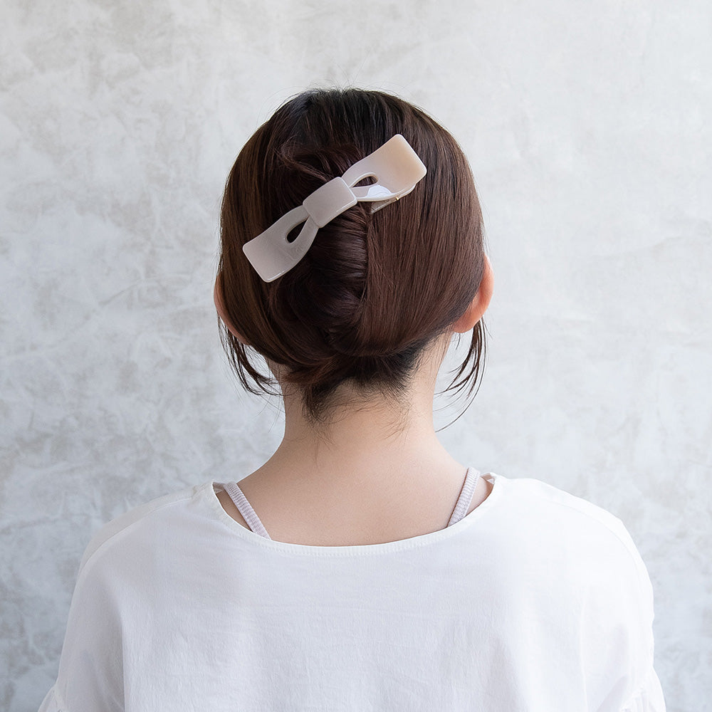 Light Color Bow Hair Clip