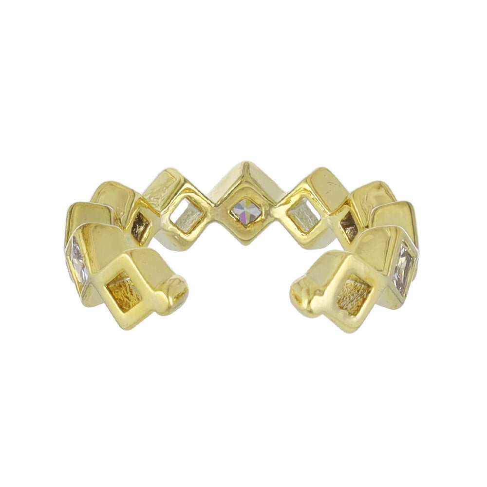 Square Link Ear Cuff