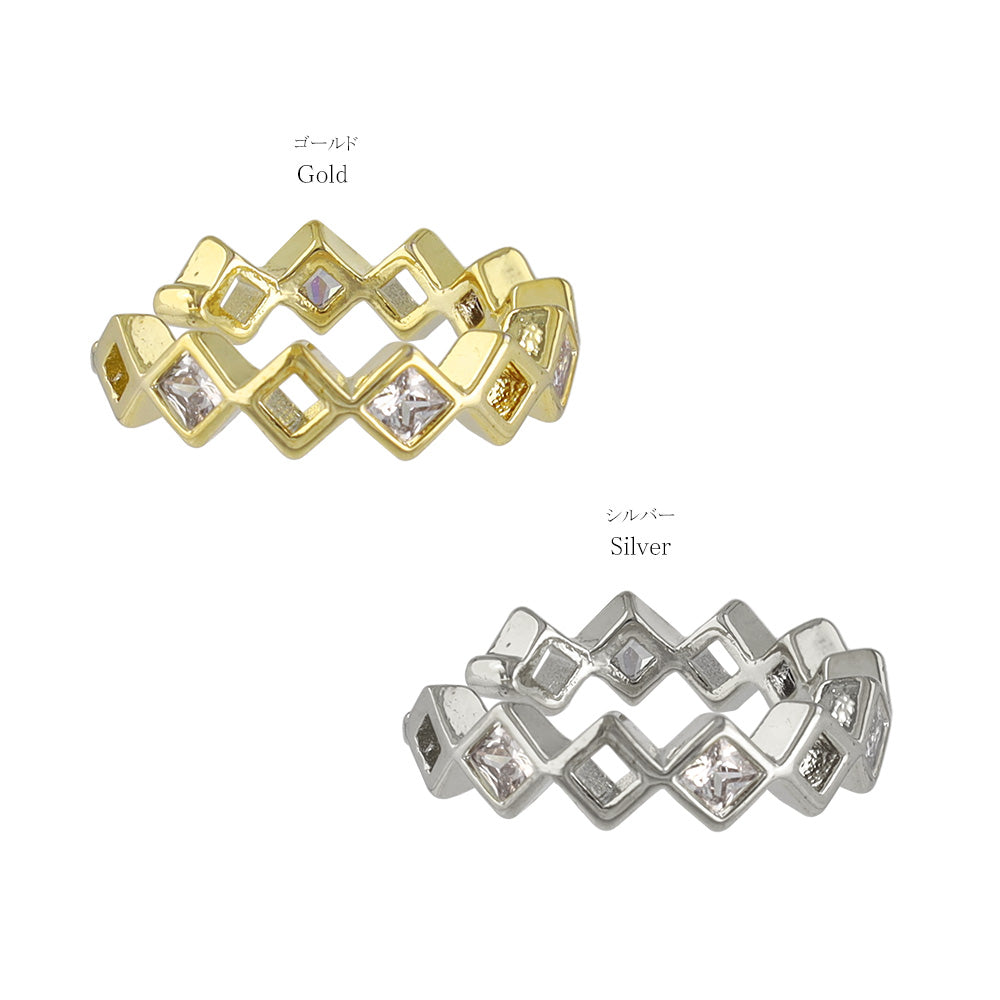 Square Link Ear Cuff