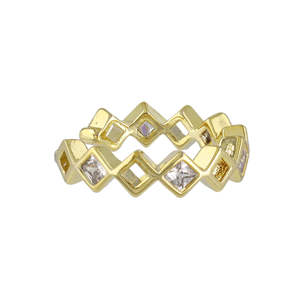 Square Link Ear Cuff