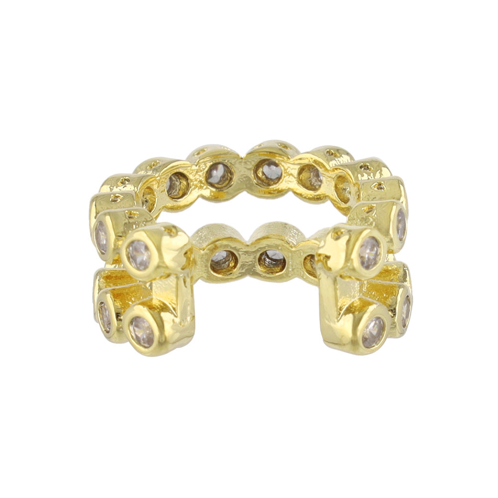 Double Row Sparkle Ear Cuff