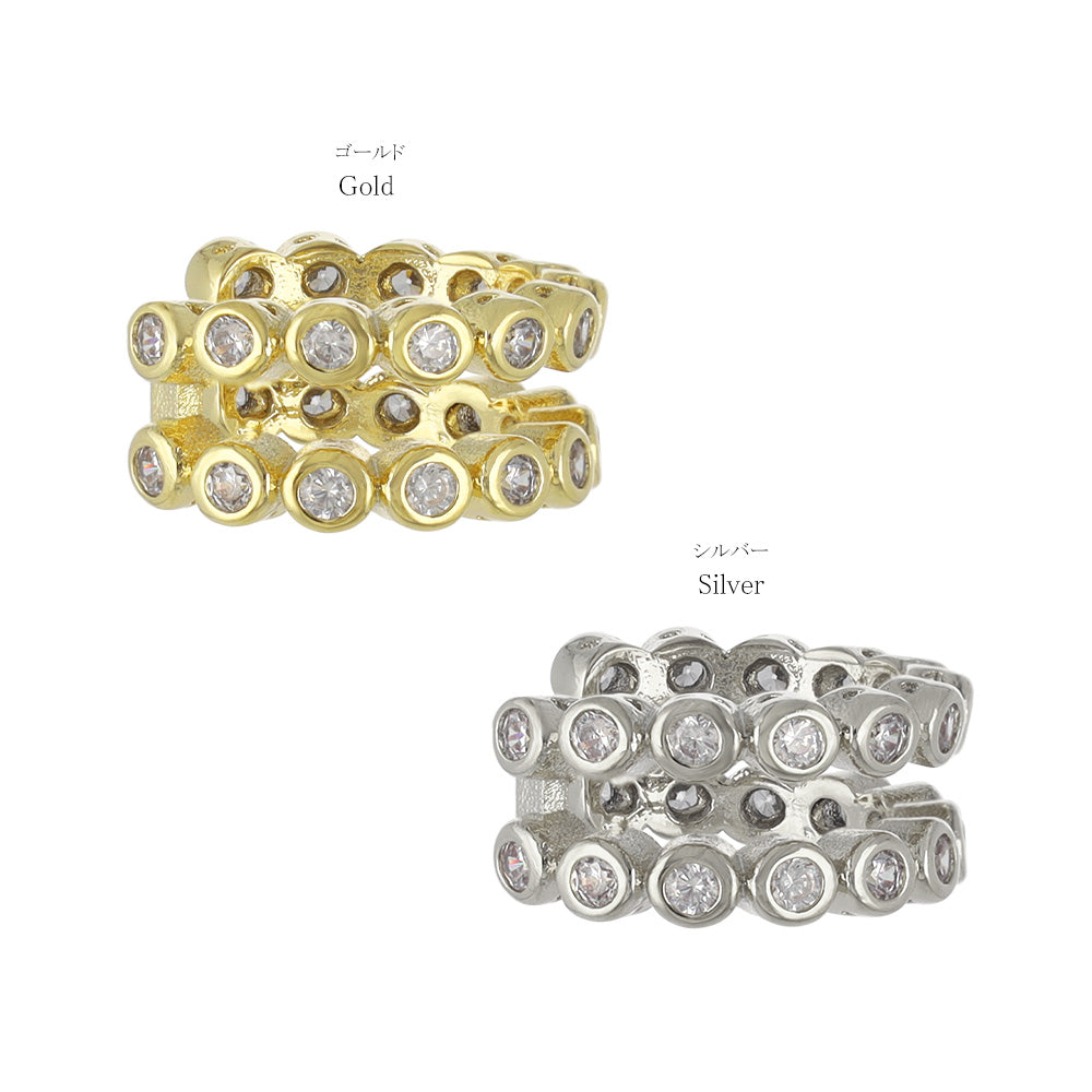 Double Row Sparkle Ear Cuff