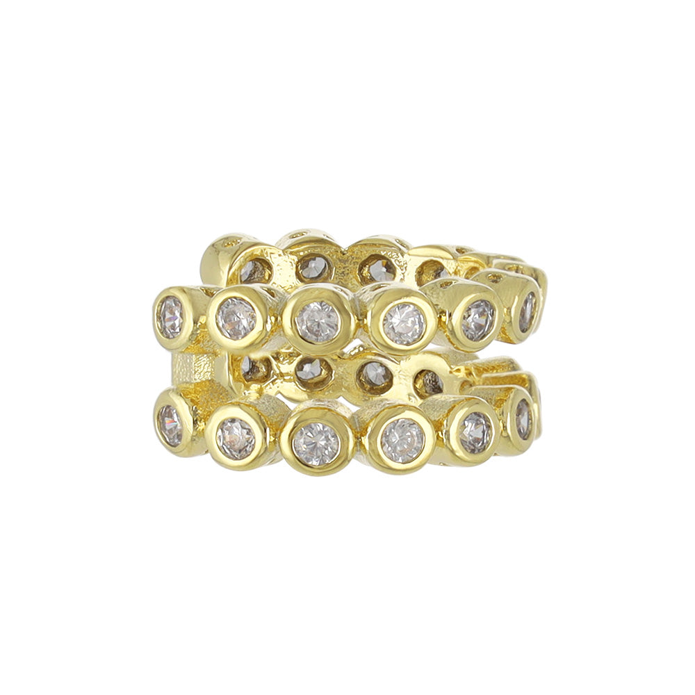Double Row Sparkle Ear Cuff