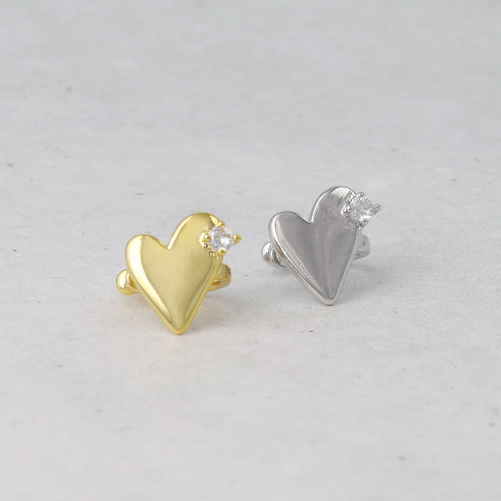 Twinkle Heart Ear Cuff - osewaya