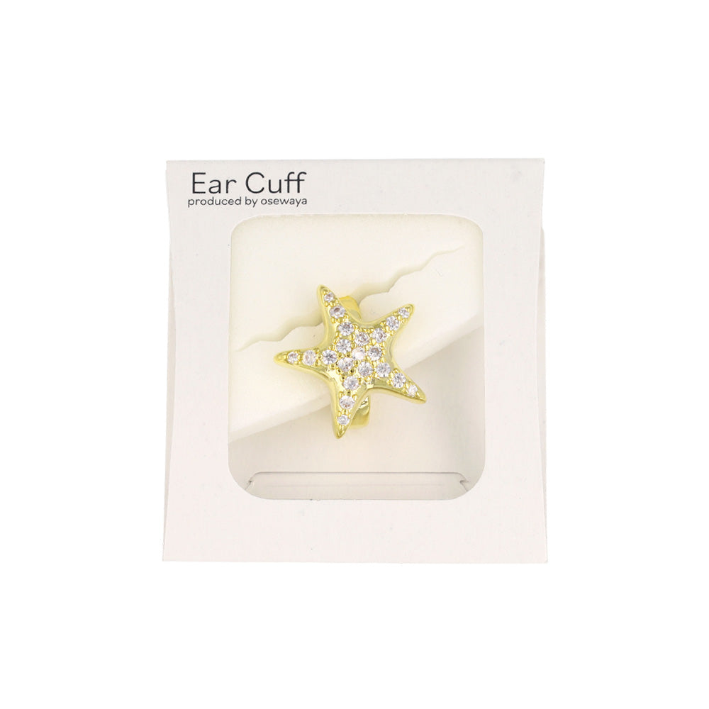Pave Star Ear Cuff
