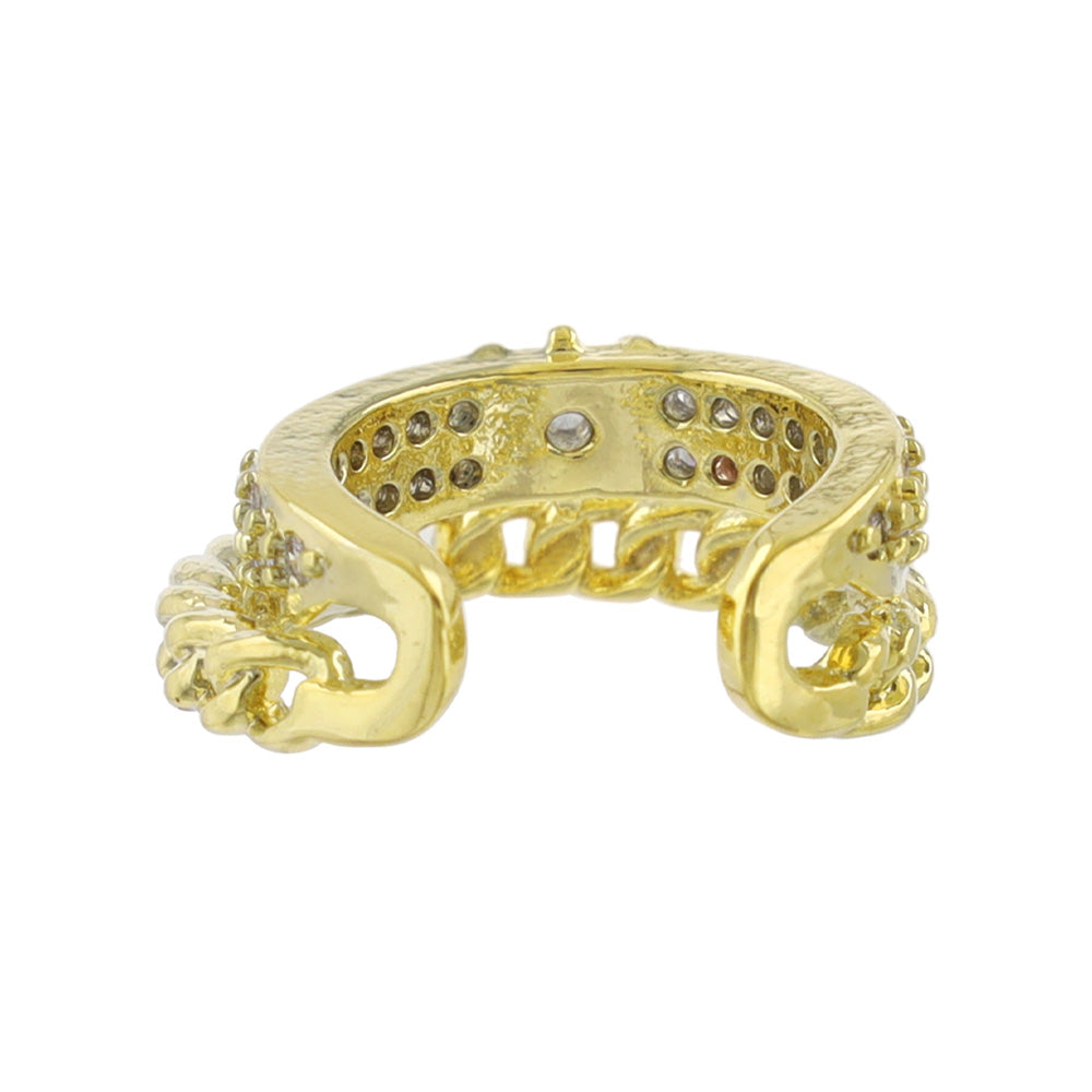 Mixed Double Strand Ear Cuff
