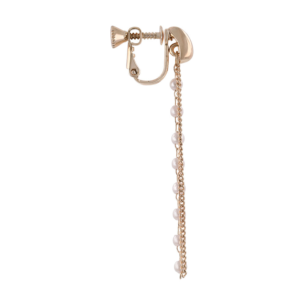 Rose Silver Double Threader Clip Ons