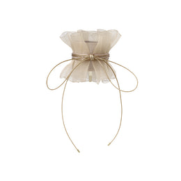 Sheer Ribbon Snap Band Pony Hook
