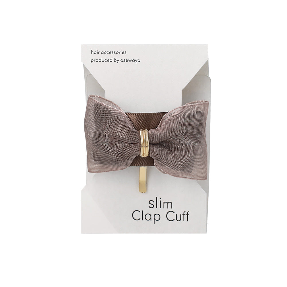 Sheer Bow Snap Band Pony Hook