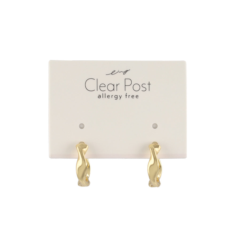 Everyday Hoop Plastic Earrings