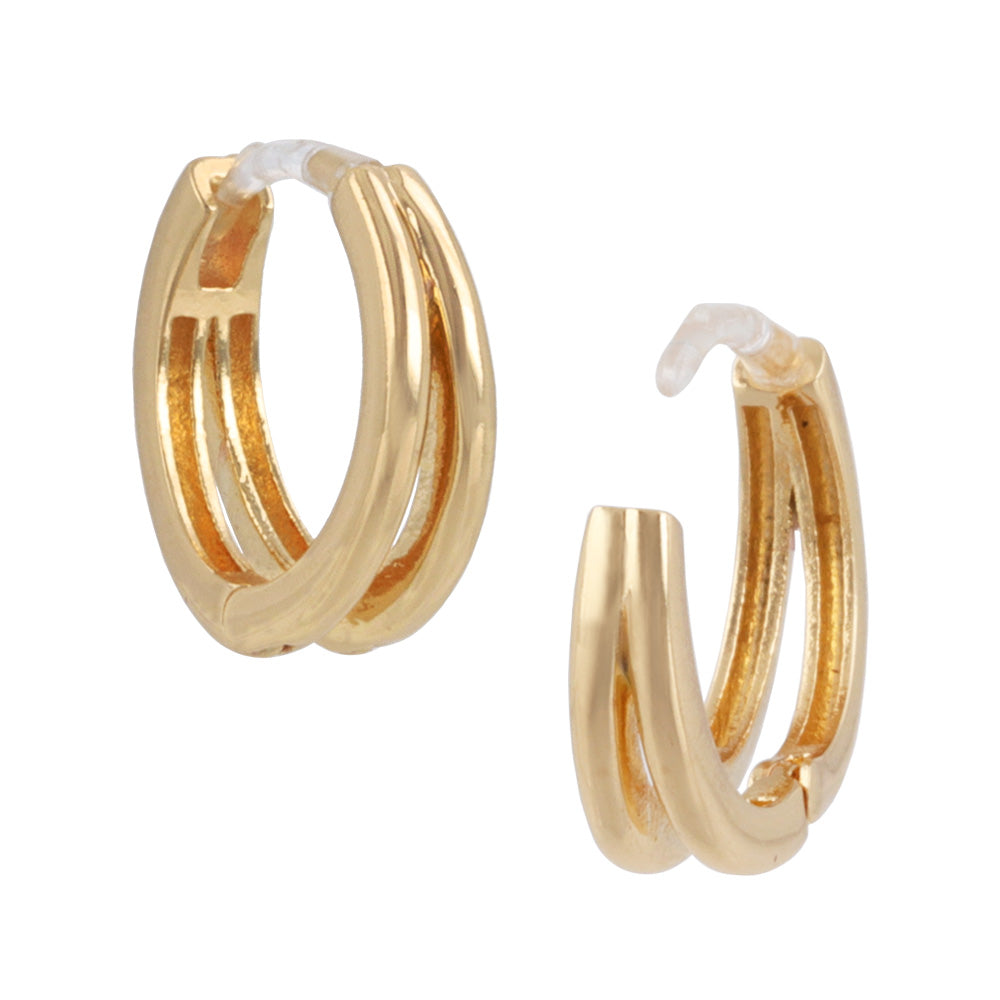 Everyday Hoop Plastic Earrings