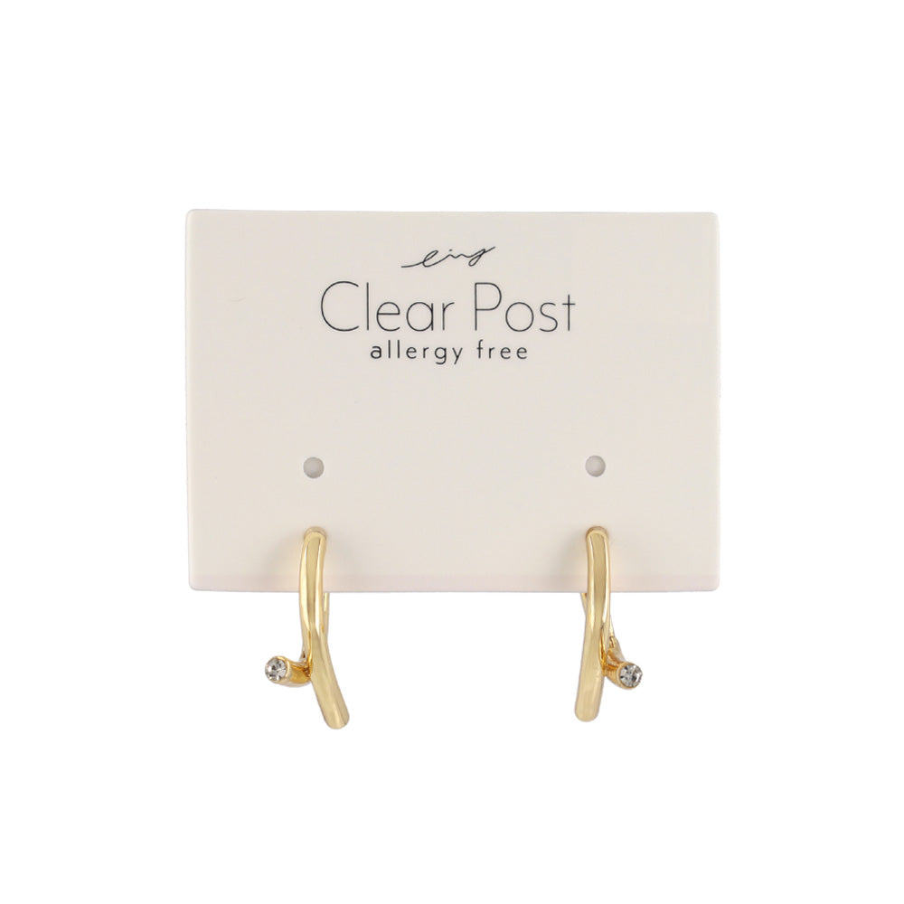 Everyday Hoop Plastic Earrings.