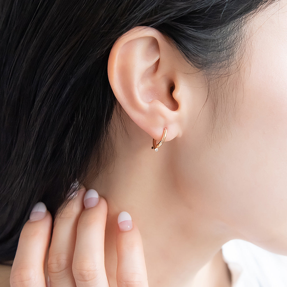 Everyday Hoop Plastic Earrings.