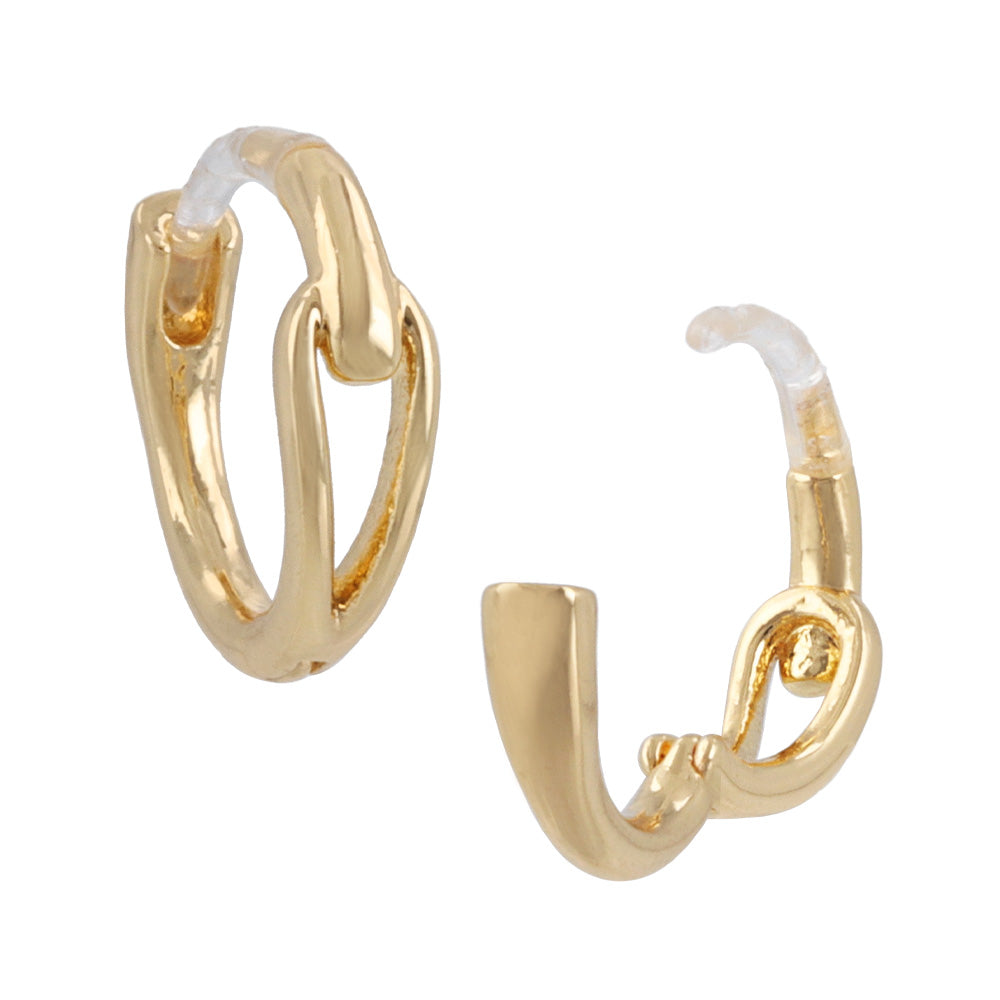 Everyday Hoop Plastic Earrings