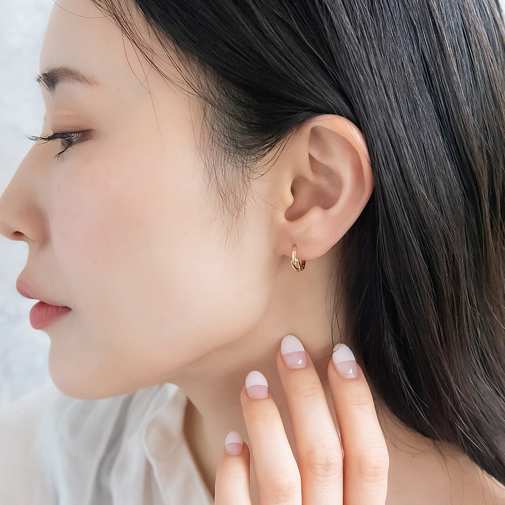 Everyday Hoop Plastic Earrings