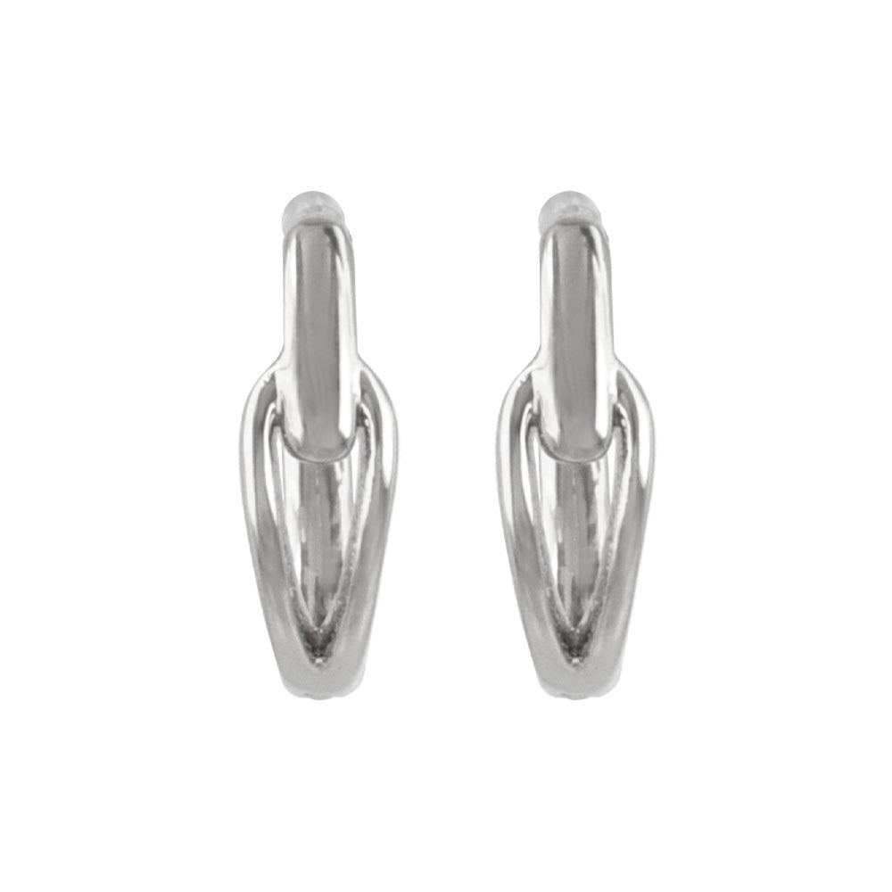 Everyday Hoop Plastic Earrings