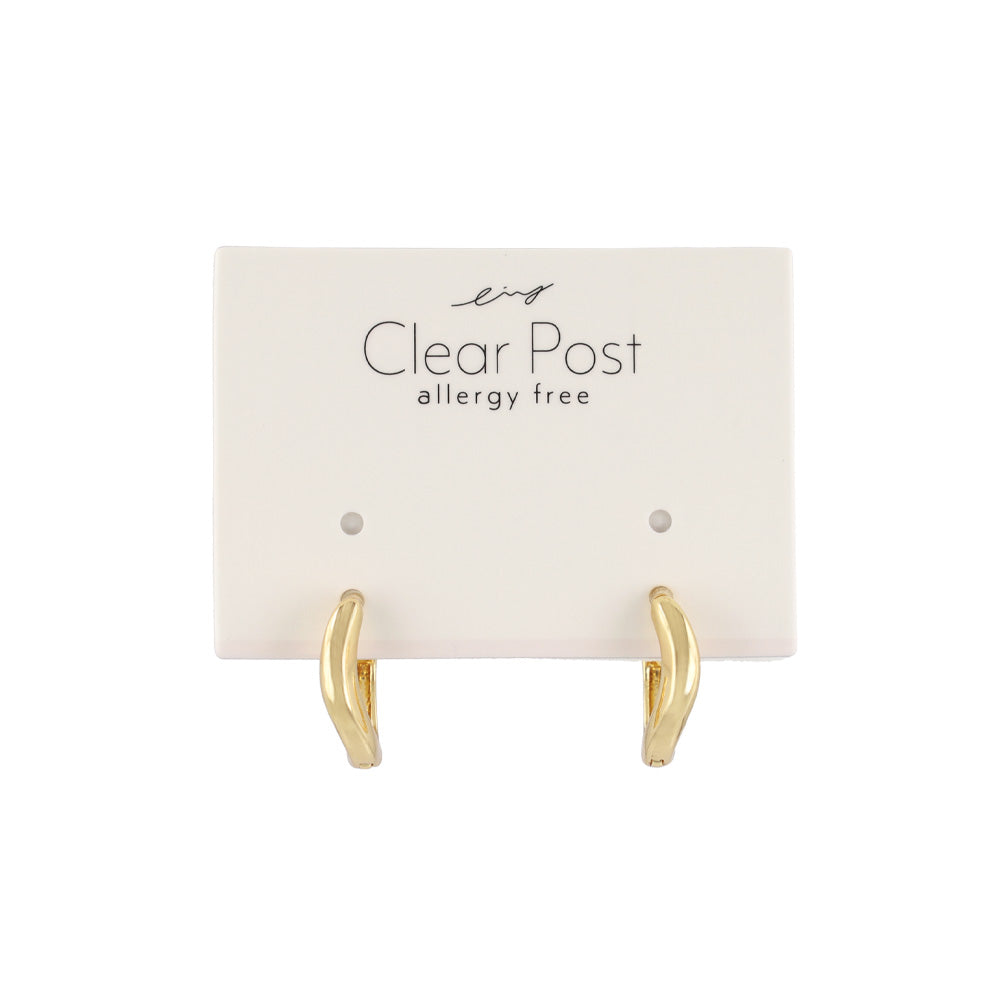 Everyday Hoop Plastic Earrings.