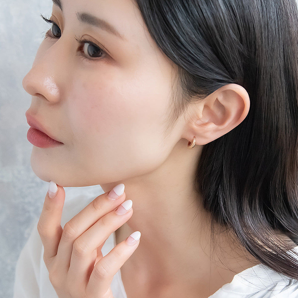 Everyday Hoop Plastic Earrings.
