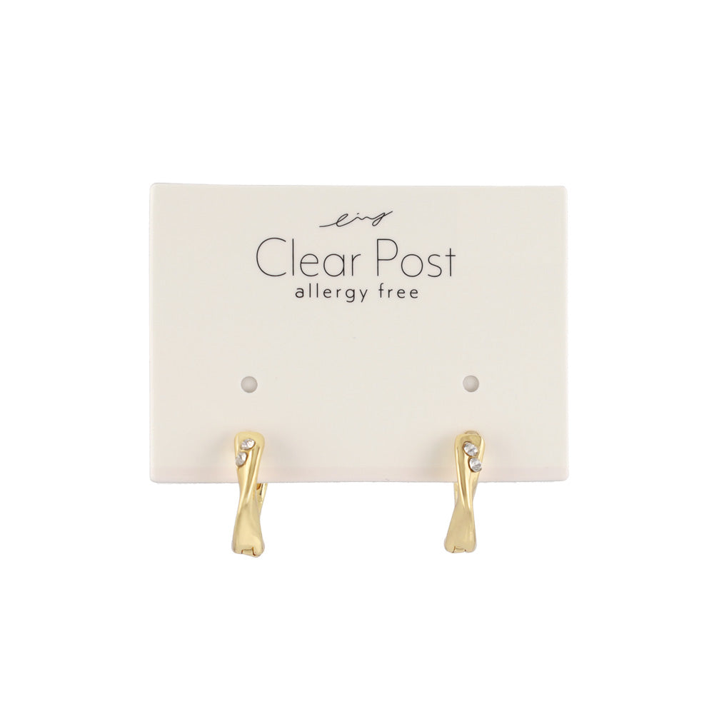 Everyday Hoop Plastic Earrings