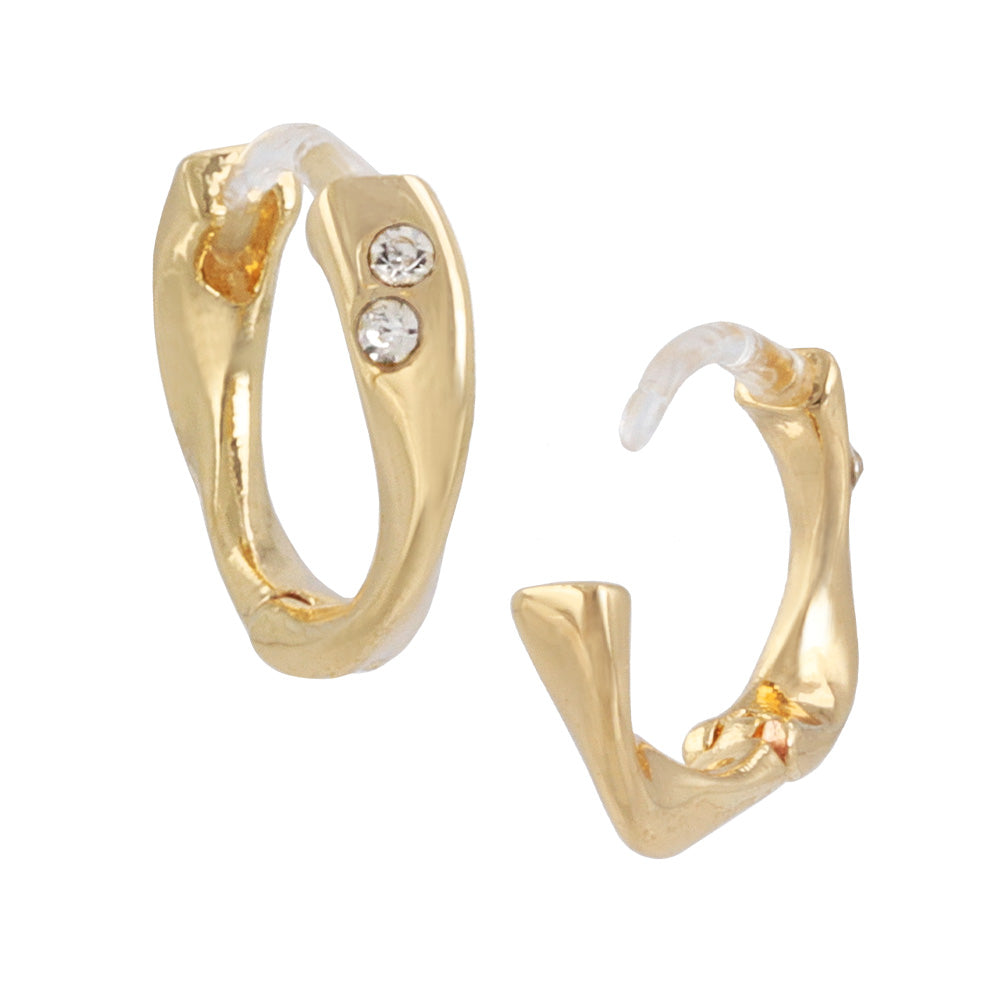 Everyday Hoop Plastic Earrings