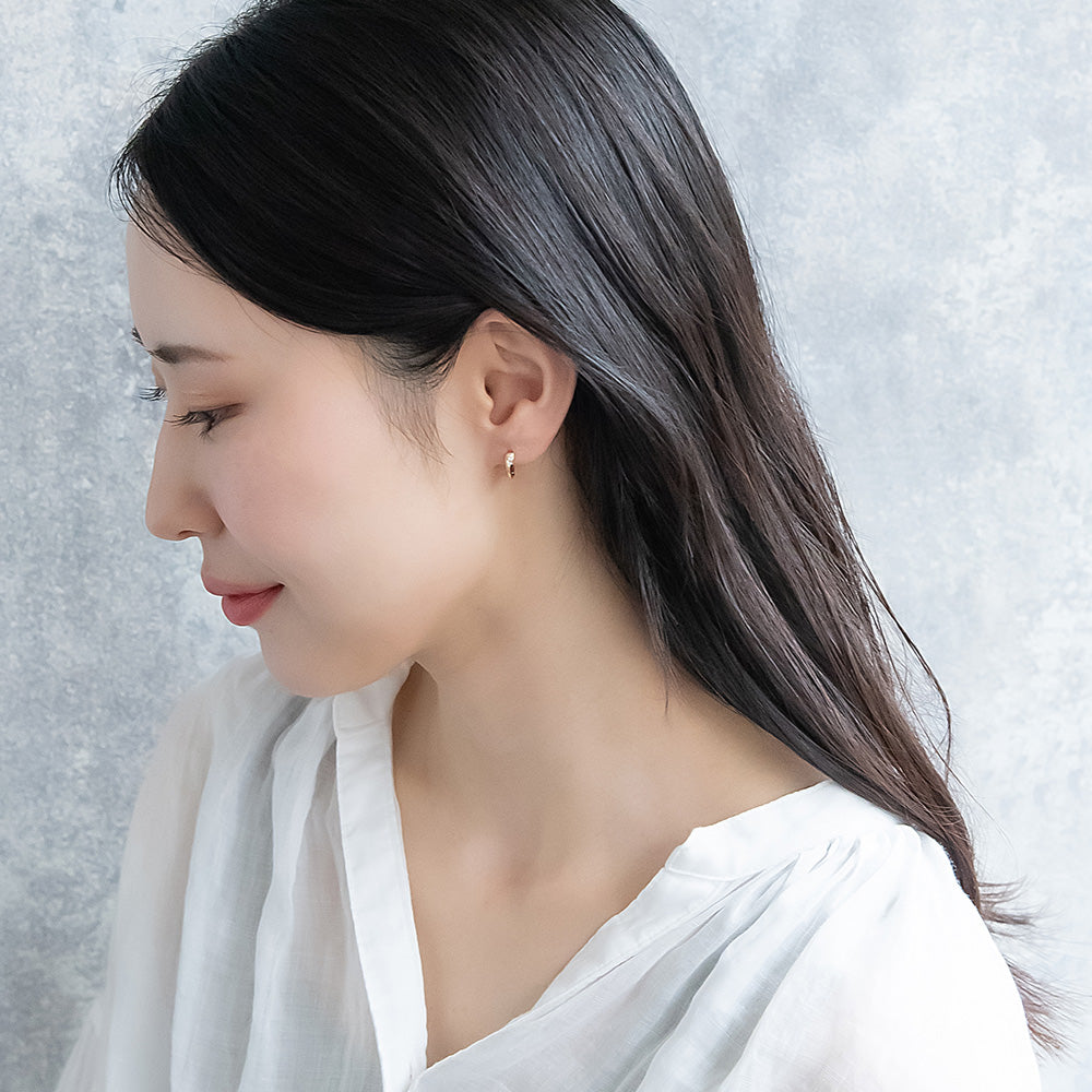 Everyday Hoop Plastic Earrings