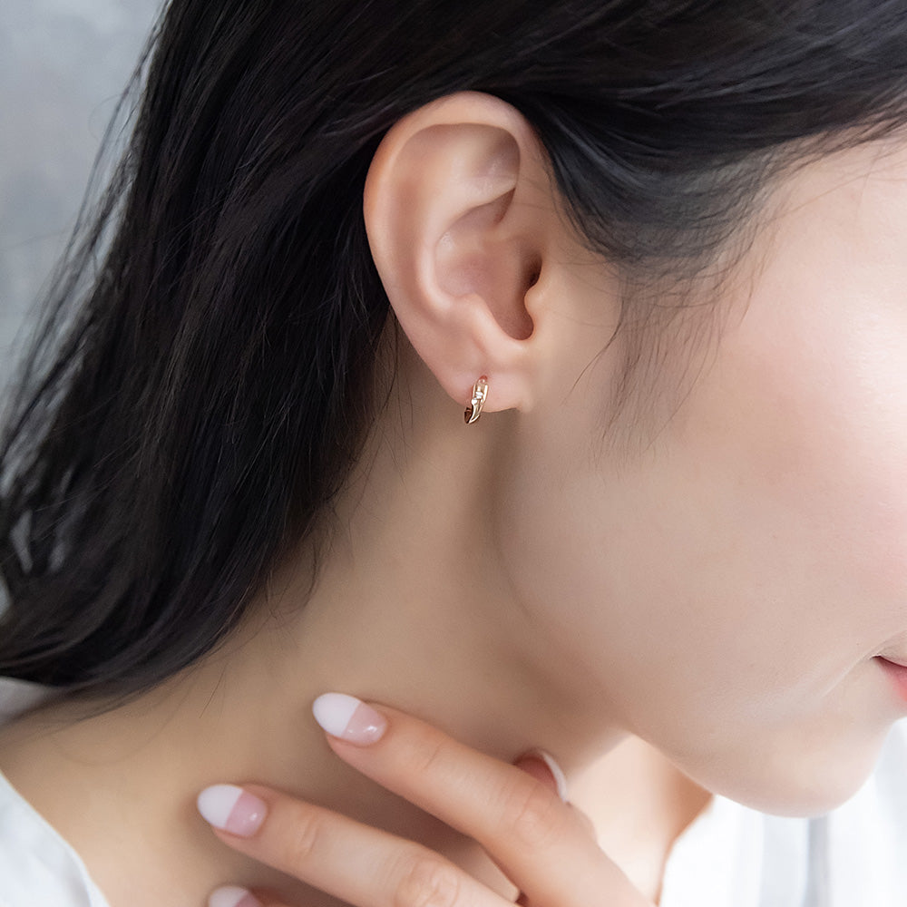 Everyday Hoop Plastic Earrings