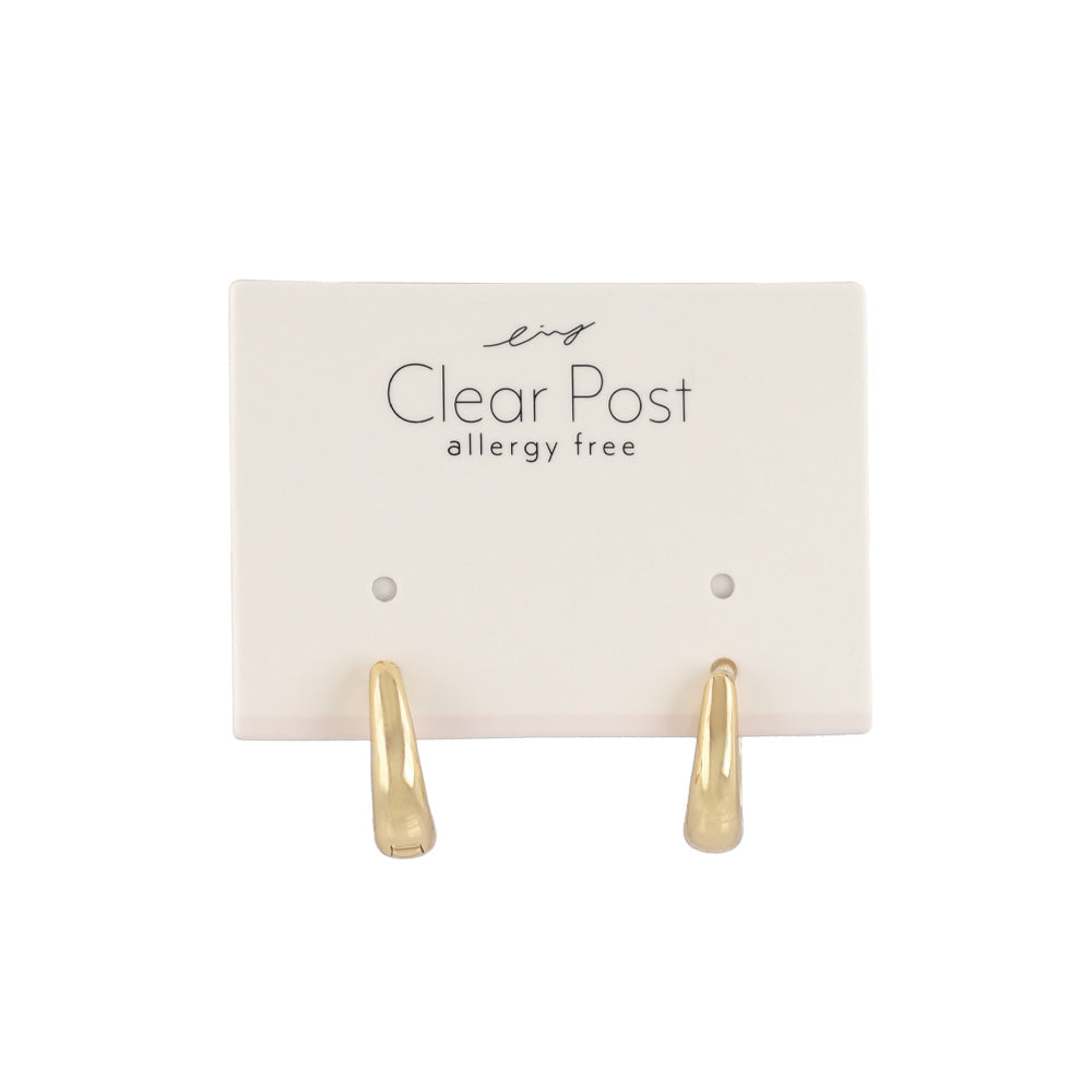 Everyday Hoop Plastic Earrings