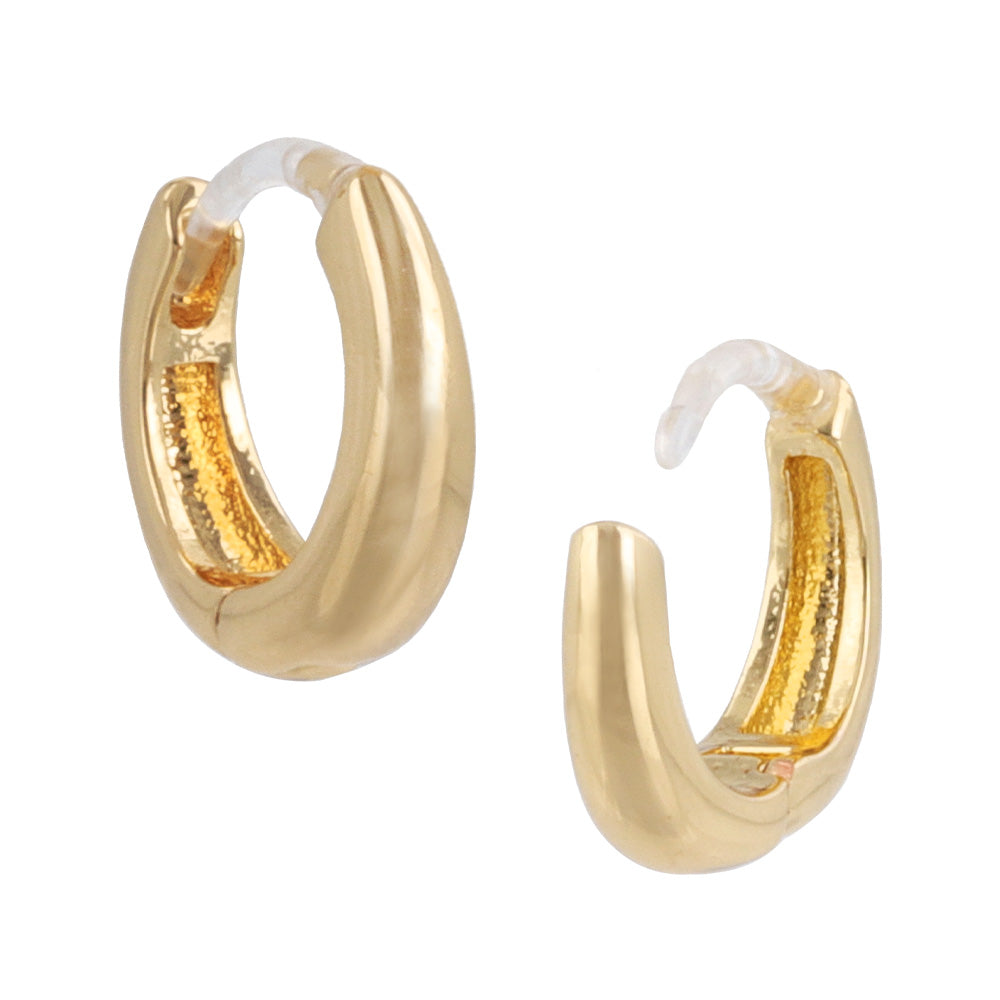 Everyday Hoop Plastic Earrings