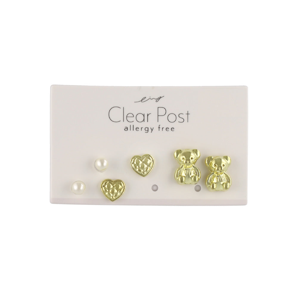 Mix & Match Everyday Plastic Earring Set