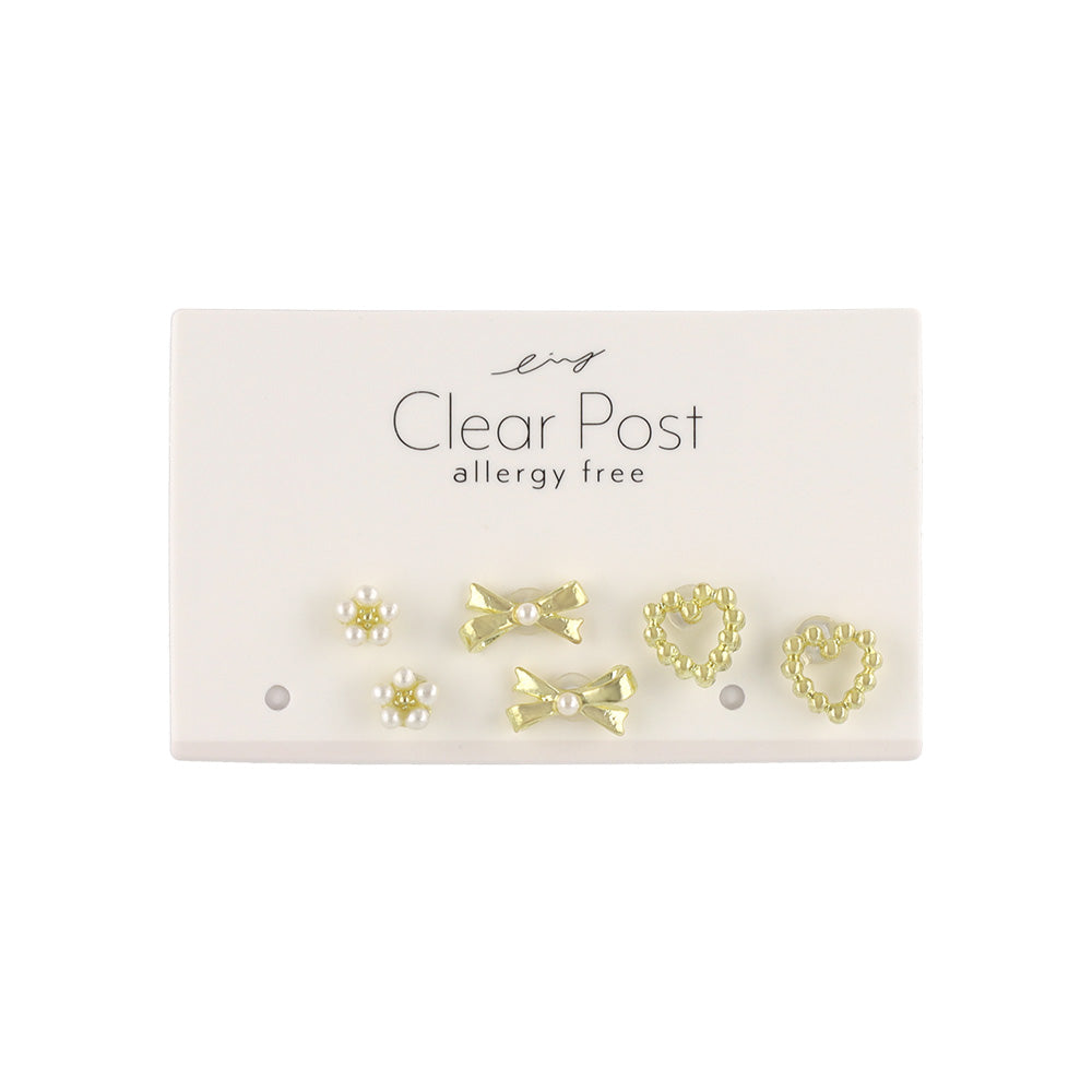 Mix & Match Plastic Earring Set
