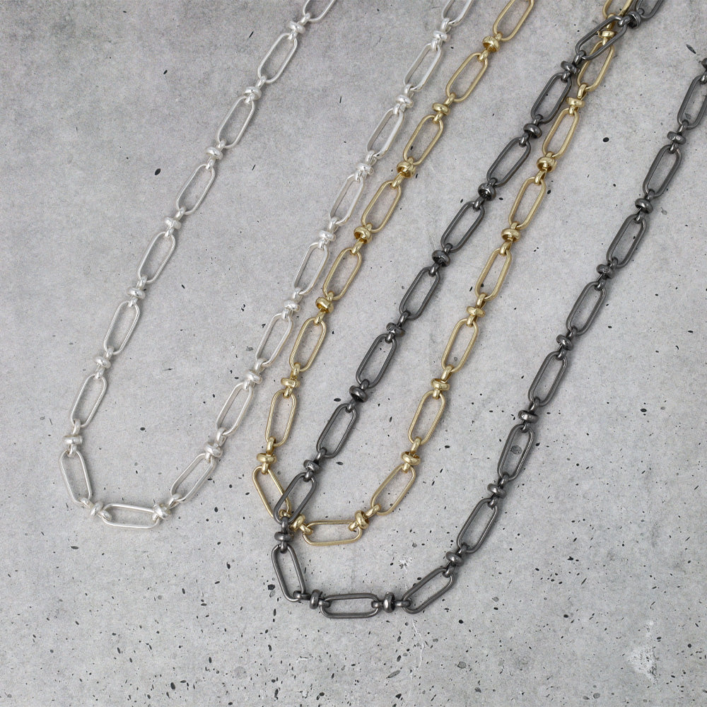 Short Oval Link Necklace - osewaya