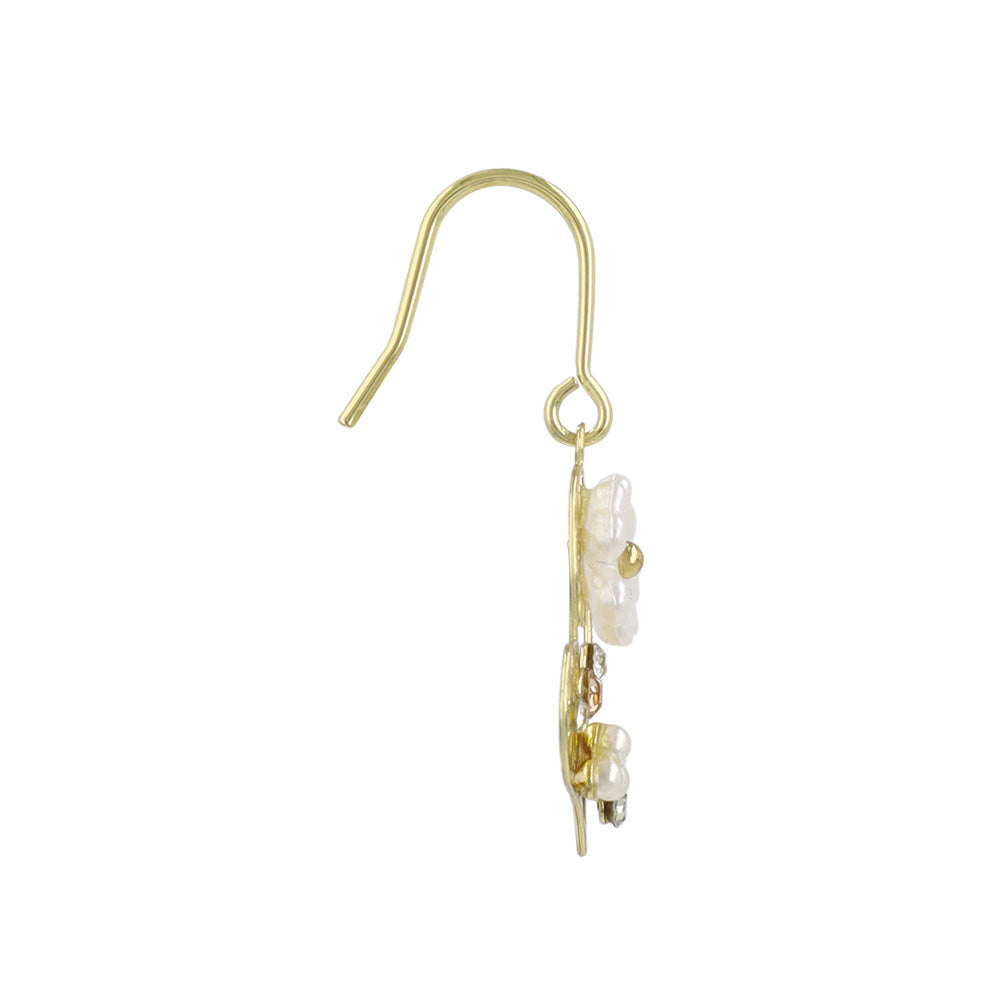 Blooming Heart Drop Earrings