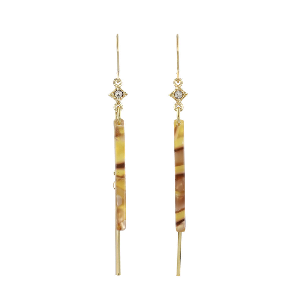 Marble Stick Drop Earrings