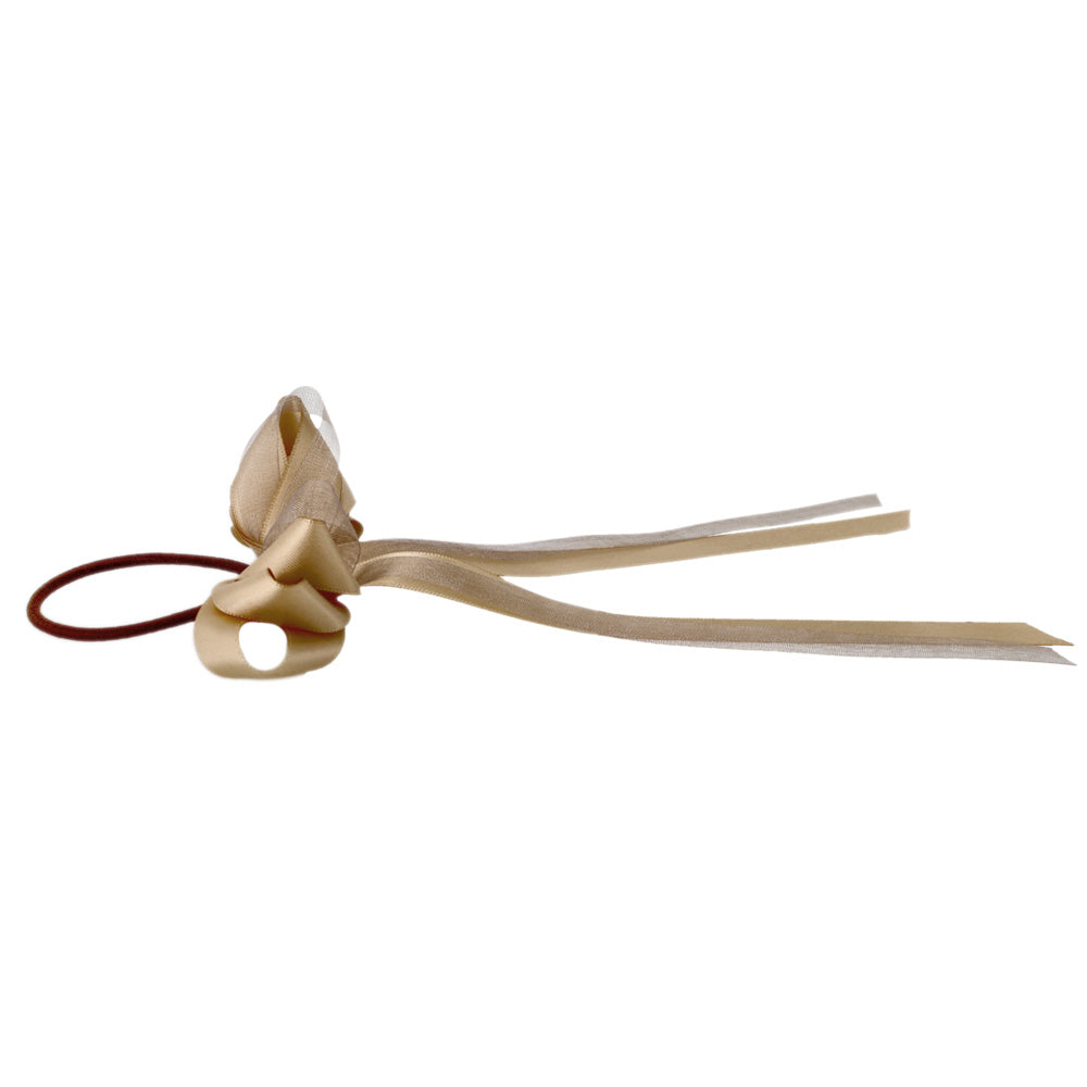 Layered Long Tail Bow Hair Tie