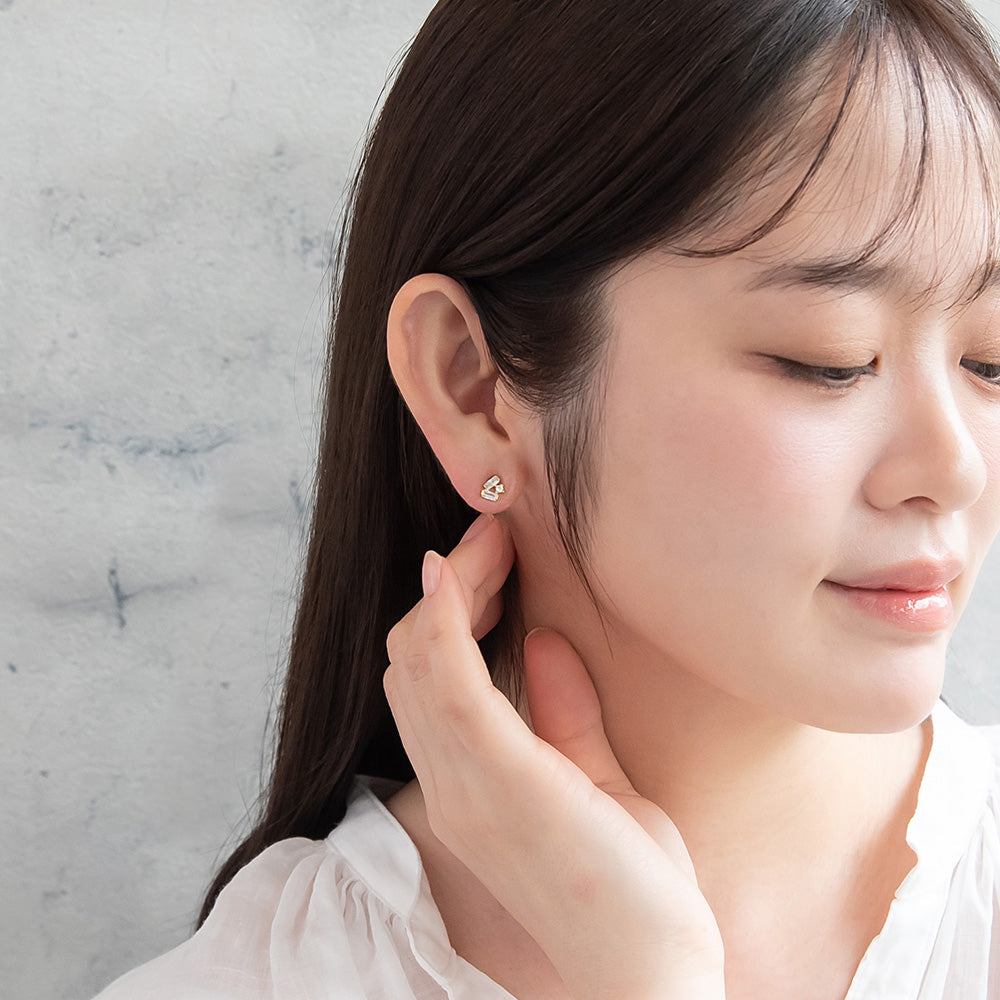 CZ Cluster Studs