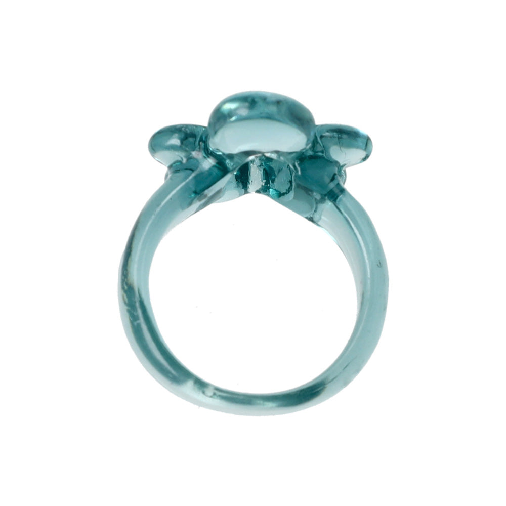Translucent Acrylic Flower Ring