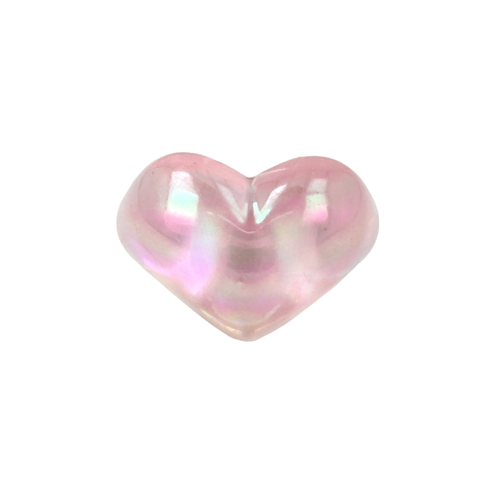 Iridescent Acrylic Heart Ring