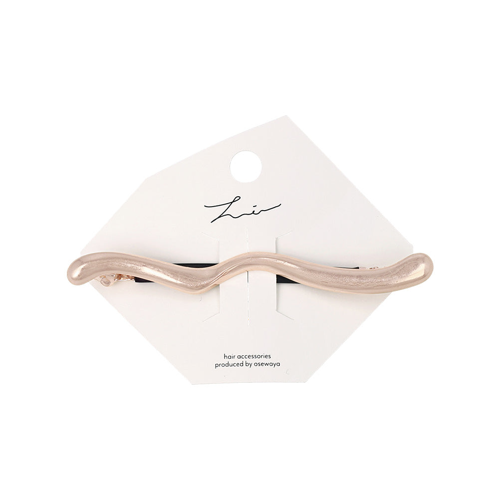 Sculptural Skinny Wave Barrette
