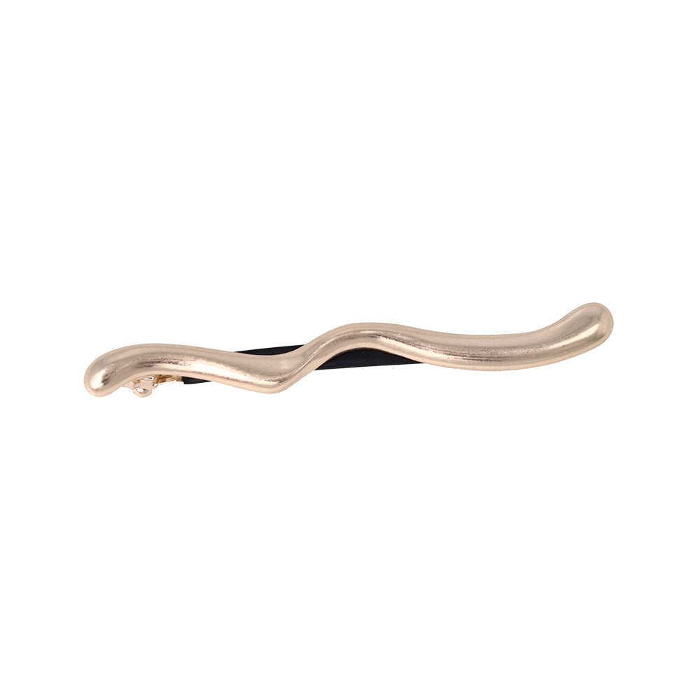 Sculptural Skinny Wave Barrette