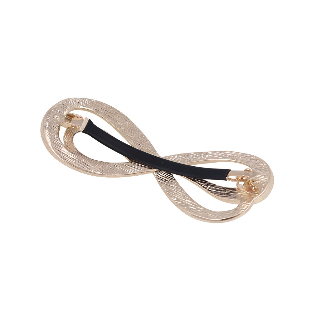 Sculptural Infinity Ribbon Barrette