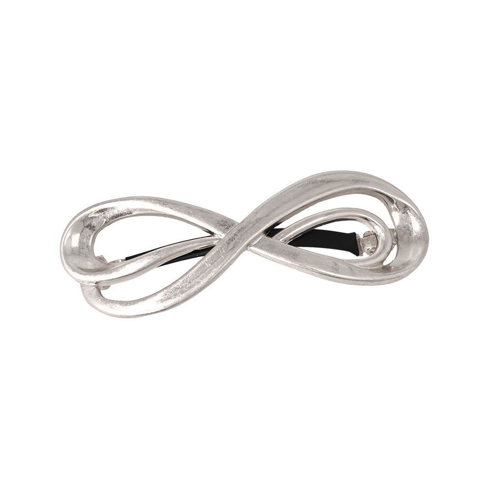 Sculptural Infinity Ribbon Barrette