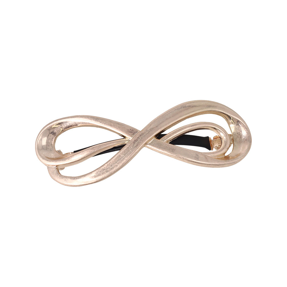 Sculptural Infinity Ribbon Barrette