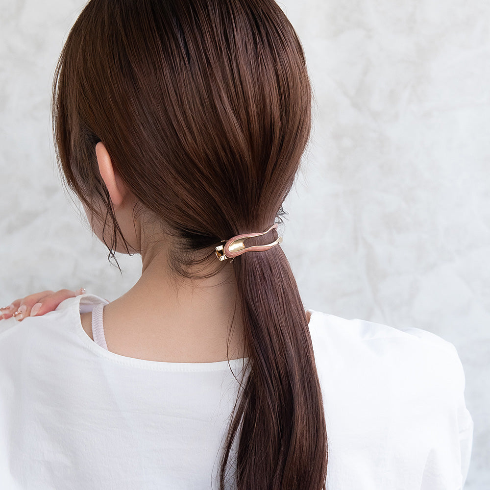 Molten Marble Hair Barrette