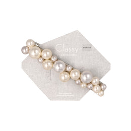 Bubble Glass Pearl Hair Barrette